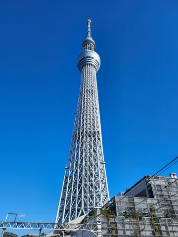 青空に映えるスカイツリー