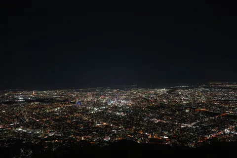 夜景の街がつむぐ光の森