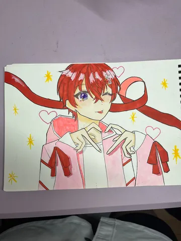 ハートを作る推しにキュン