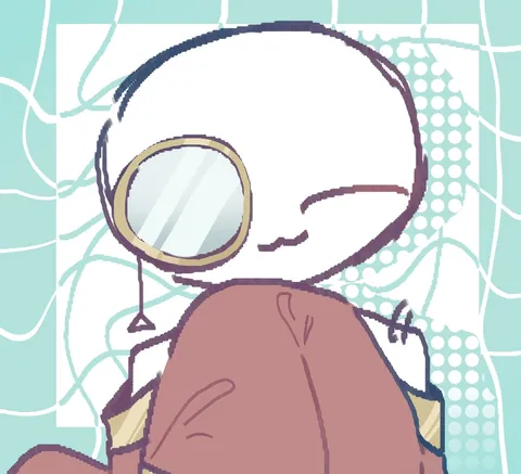 モノクルでキメ顔？