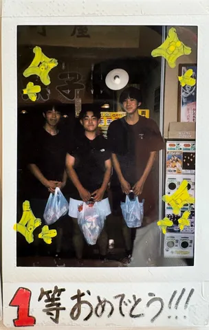仲良し3人組、おめでとう！