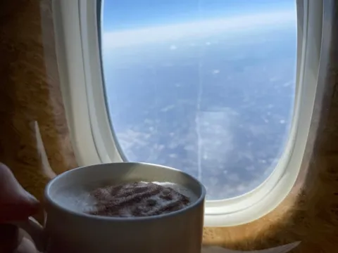 空からのコーヒータイム