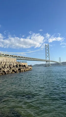 テトラポットの視線の先に、夢の吊り橋