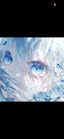 水面に宿る青い光