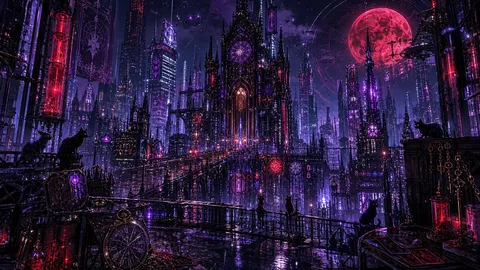 月夜に魅せられる異界の都