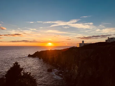 夕焼け空にサプライズ？