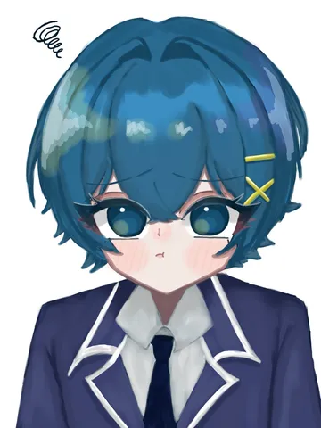 悩める青髪の学園生活