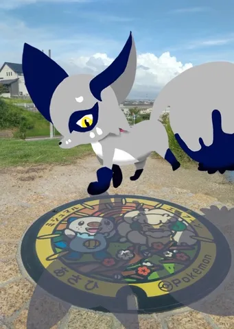 マンホールとポケモン、不思議な遭遇