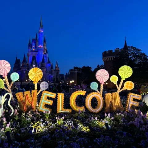 夢の国、甘～いお出迎え！