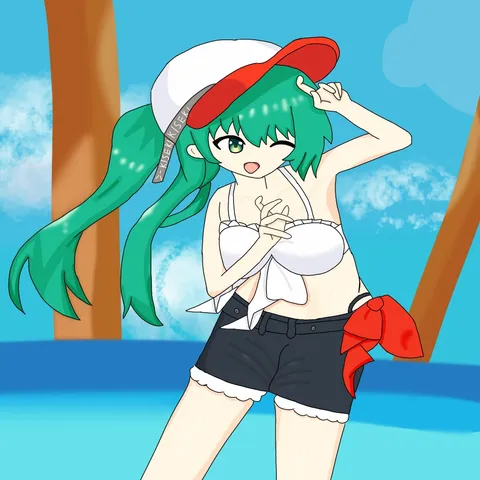 夏満喫！元気いっぱいサマーガール