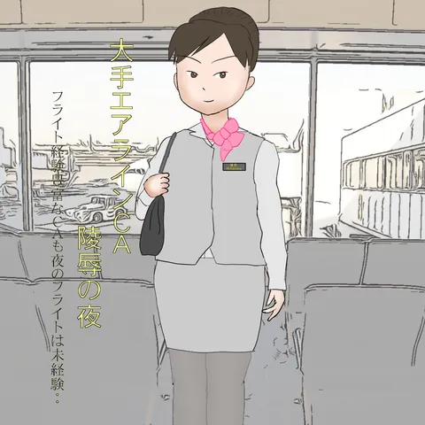 夜のフライト前の一瞬