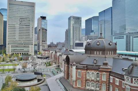 新旧が織りなす東京駅の景観