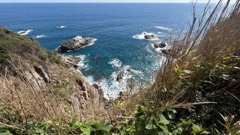 断崖と海の静かな刻印