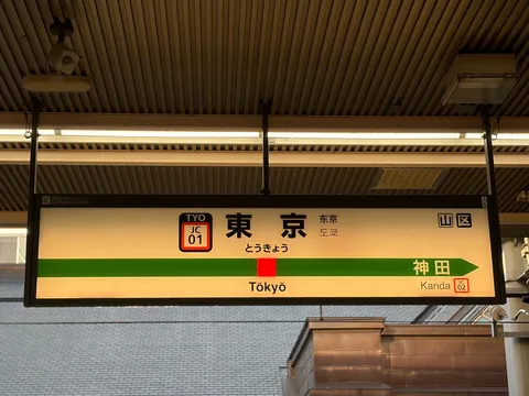 東京駅、旅の始まりを告げる。