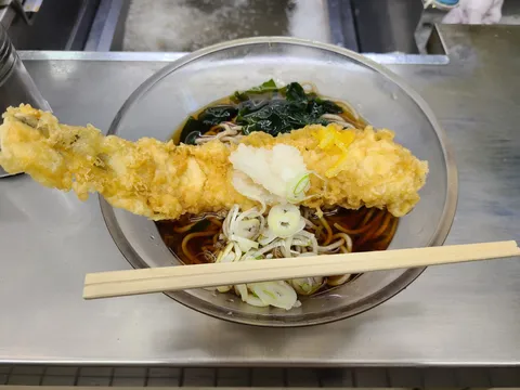 揚げたての衣に包まれた、蕎麦の温かさ