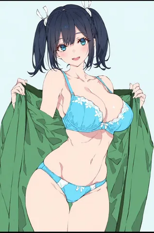 ふわりと脱ぐ、水色の魅力