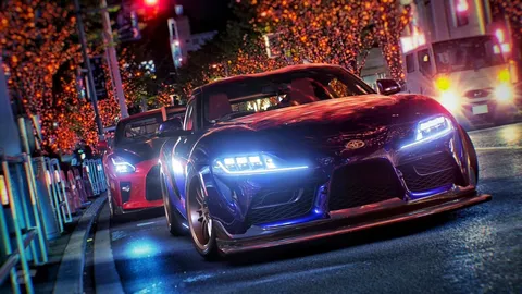 光彩放つ夜のストリート