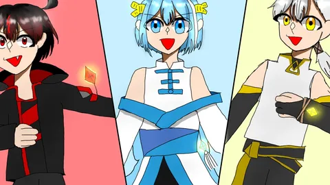 個性豊かな3人のキャラクター