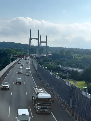 未来へ続く、空と橋の道