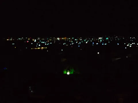 夜景の光の絨毯