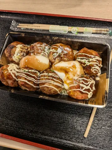 とろりたこ焼きの彩り