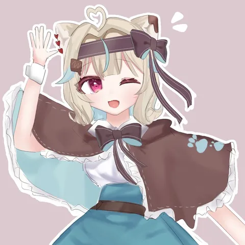 元気いっぱいの猫耳っ娘！