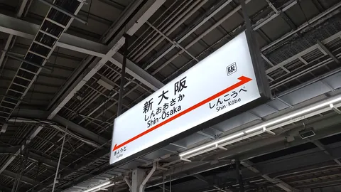 駅の看板、旅の始まりの合図