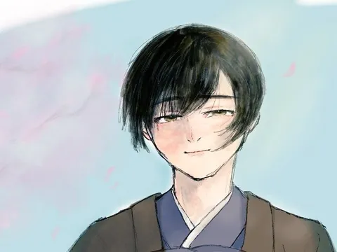 淡い光と桜色の君