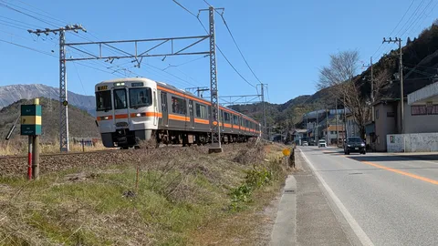 春の訪れ、ローカル線の旅