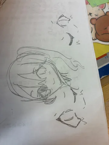 鉛筆の繊細なタッチと表情