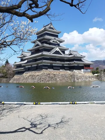水面に映る歴史の影