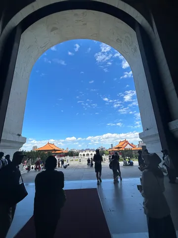 中正記念堂にて