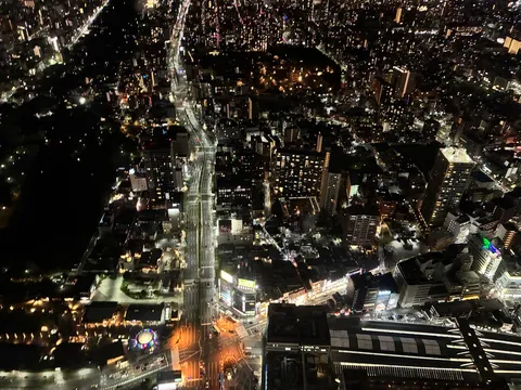 夜景の喧騒と静寂の狭間