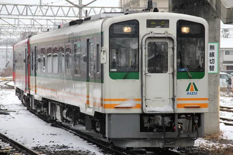 冬の旅路、AIZU鉄道の静かな表情