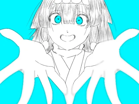 吸い込まれそうな青い瞳
