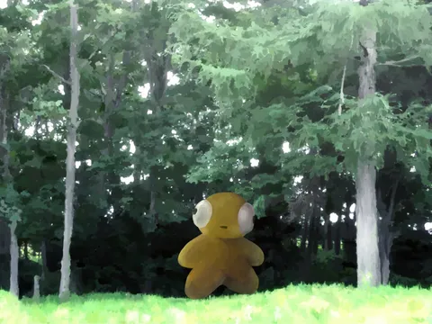 森の中の不思議な子