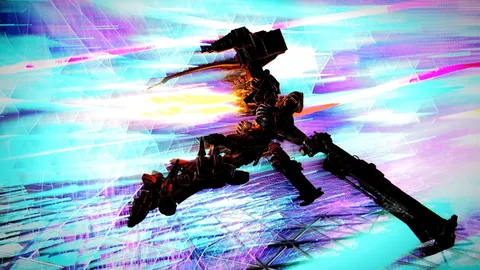 閃光の中で機体が踊る