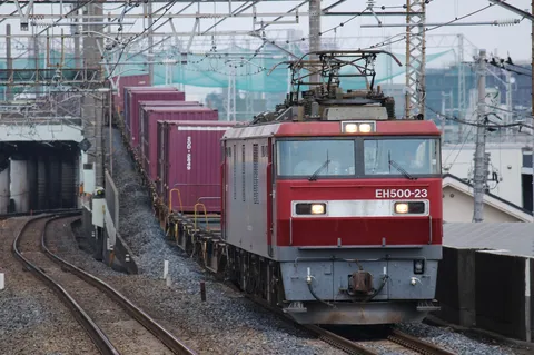 コンテナ列車、疾走する鉄道の鼓動