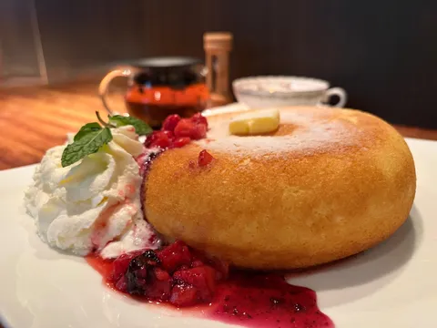 ふわふわパンケーキ、甘い誘惑