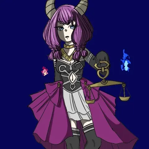 闇夜を彩る魔法の秤