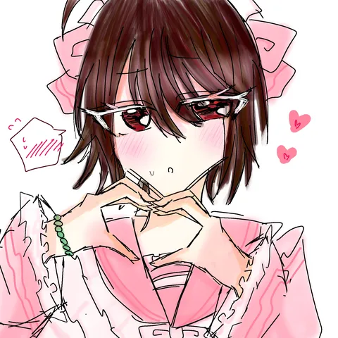 ドキドキ♡ハートポーズ