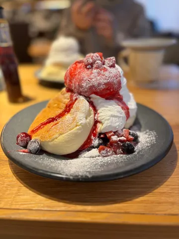 パンケーキ。おやつどき。