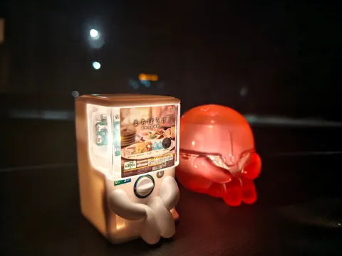 夜のミニチュア工場
