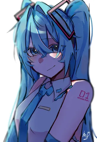 初音ミク、クールな表情にドキッ