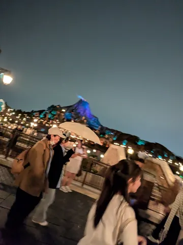 夜のディズニーシー