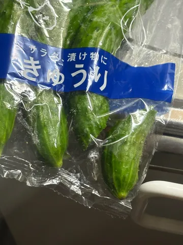 袋入りきゅうりの日常感