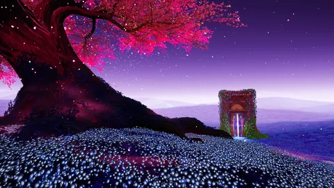 桜舞い散る魔法の扉