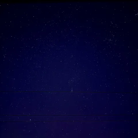 星降る夜の水平線