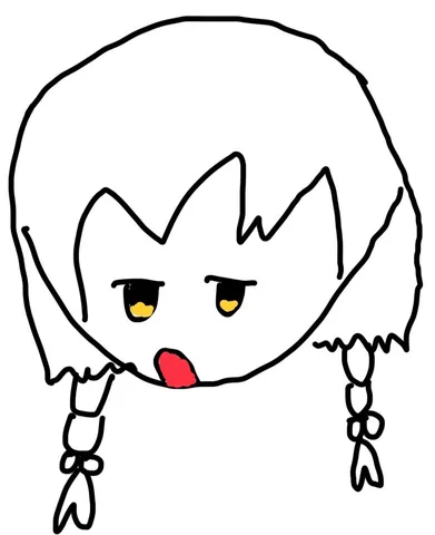 風と遊ぶ素朴な表情