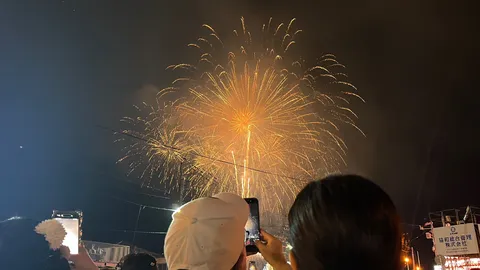 スマホで捉える夏の夜空